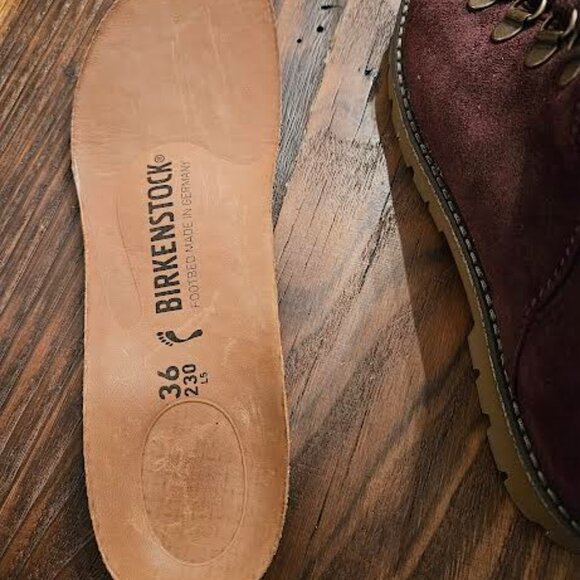 Birkenstock Jackson Ochre Suede Lace Up Boot. Women’s size 5.5, size EU 36 - Picture 9 of 9